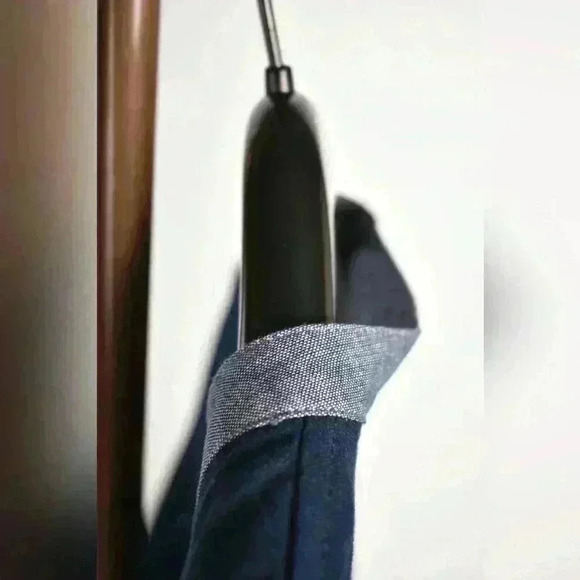 KITH Blue Cotton Mixed Media Jersey Sleeve Baseball Collar Button Shirt  Small - Picture 6 of 7